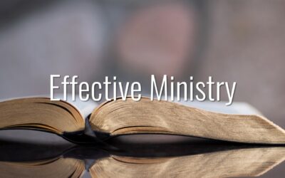 Effective Ministry