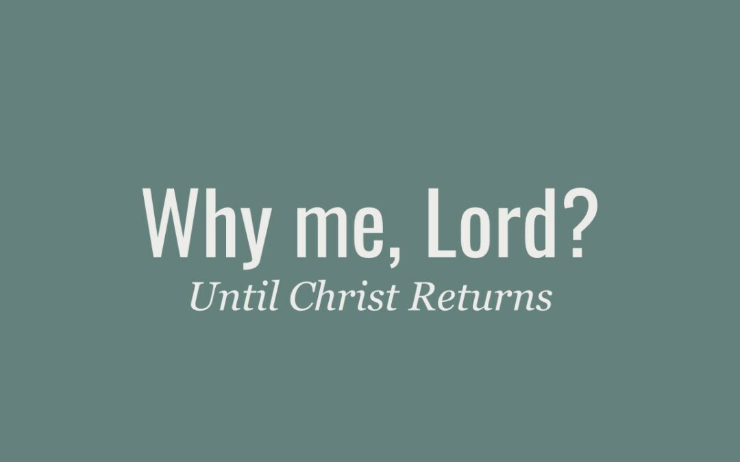 Why me, Lord? Part 3