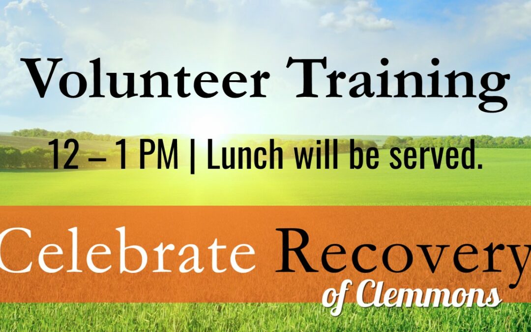 Celebrate Recovery Volunteer Training