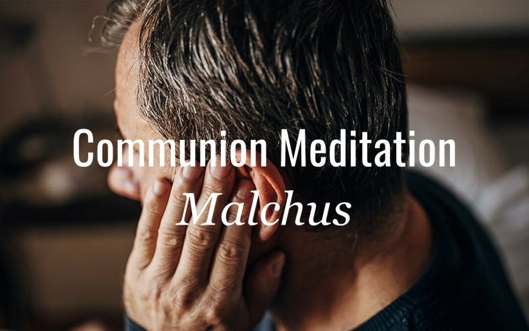 Communion Meditation: Malchus